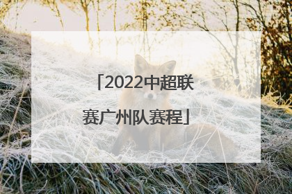 「2022中超联赛广州队赛程」2022年中超联赛广州队第三轮比赛直播